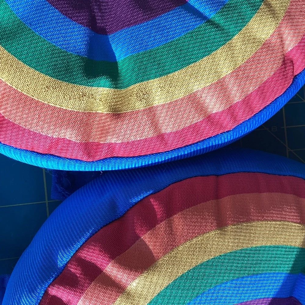 🌈NWOT Rainbow Clouds Dog Costume XS/S Halloween Pride Accessories Pets Hippie